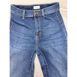 Sneak Peak Women's Size 26 W Medium Wash Blue Bell Bottom Wide Flare Leg Jeans
